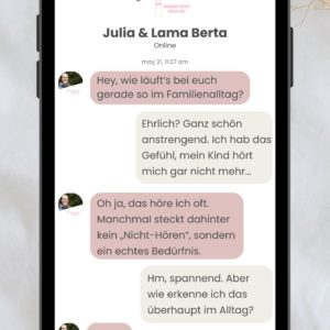 Weniger Drama - Elternflow WhatsApp | Basic