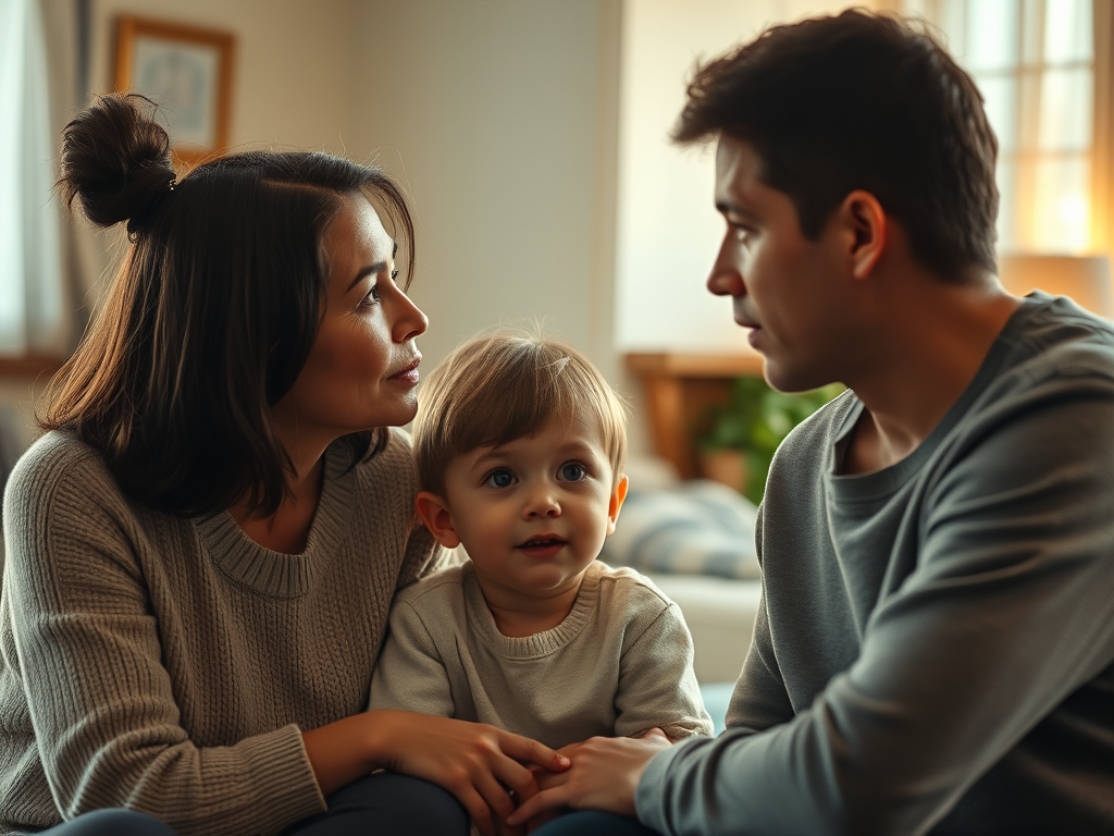 Eltern sprechen mit Kind klar und liebevoll – Kommunikation mit Herz um ein Kleinkind zu verstehen und sich selbst gleich mit