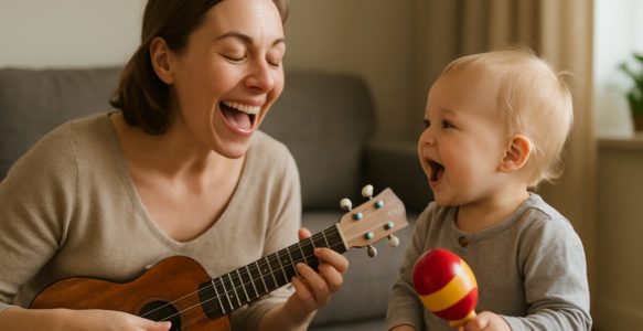 🎵 Warum dein Baby beim Singen mehr lernt als beim Sitzen